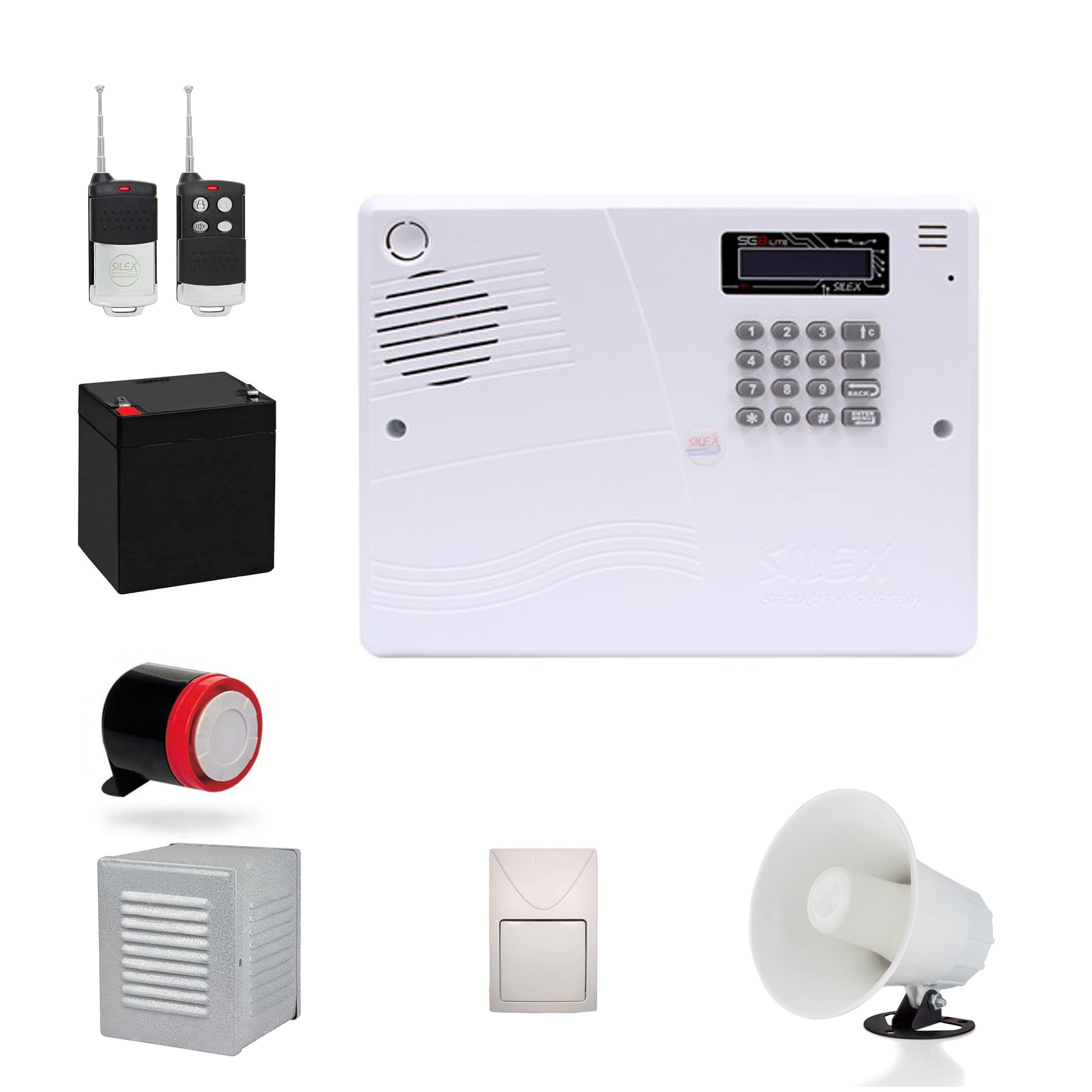 دزدگیر اماکن سایلکس مدل SG8-LITE-F1 دزدگیر اماکن سایلکس مدل SG8-LITE-F1