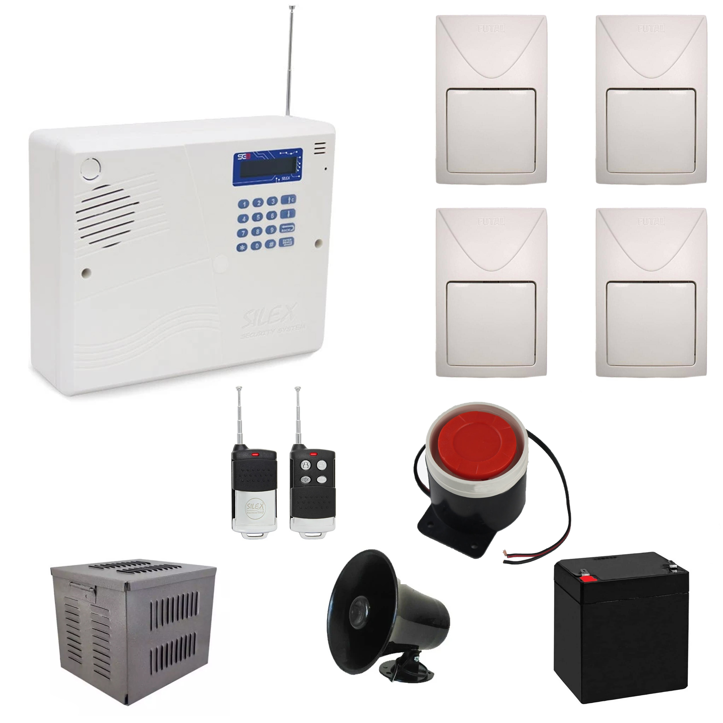 سیستم امنیتی دزدگیر سایلکس مدل SG8 - 805S کد Futal4 سیستم امنیتی دزدگیر سایلکس مدل SG8 - 805S کد Futal4