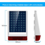 دزدگیر اماکن مدل سولار ‎JD-W06 panel