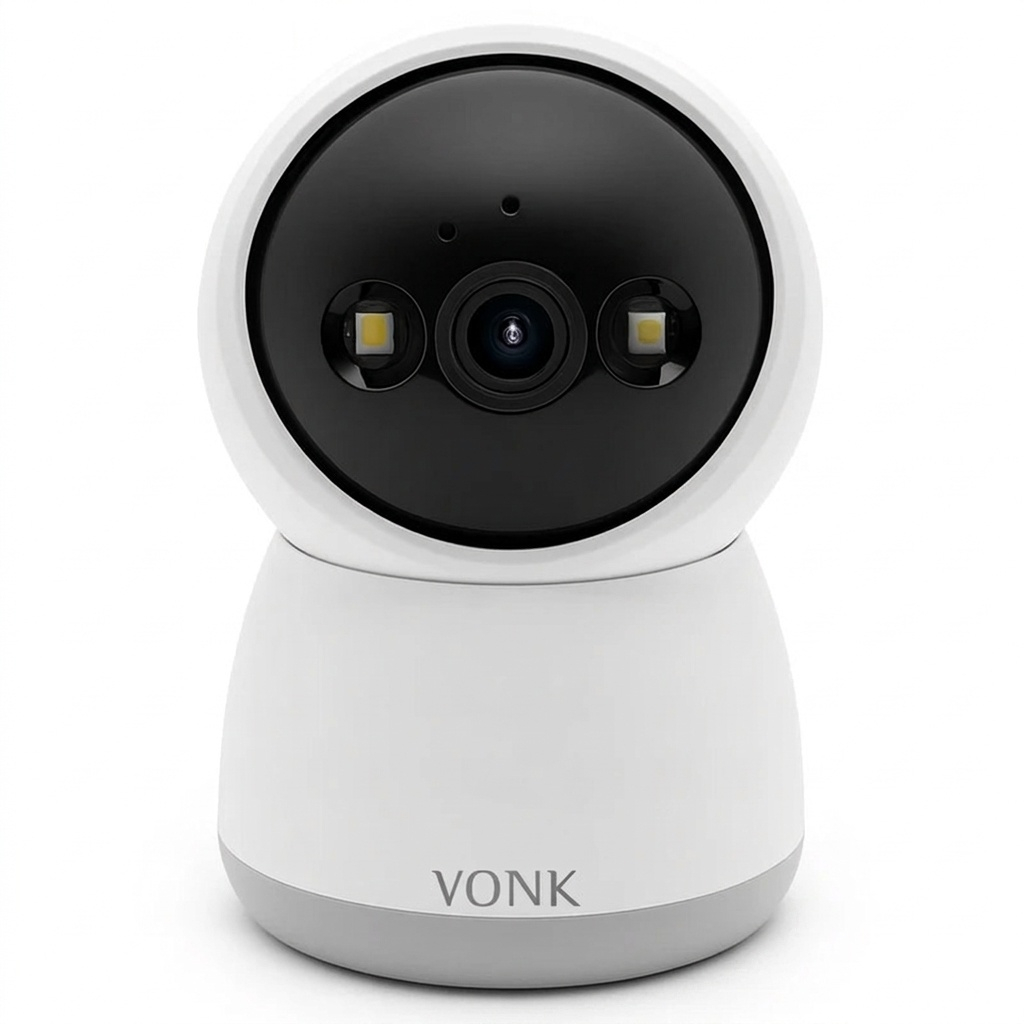 دوربین امنیتی تحت شبکه فضای داخلی وونک مدل M2 3mp با اتصال بی‌سیم، چرخش 360 درجه، تشخیص حرکت و مکالمه دوطرفه