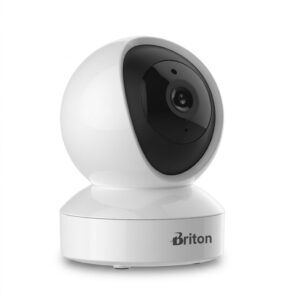 دوربین تحت شبکه بی‌سیم 2 مگاپیکسلی برایتون مدل IOT-72P8/5 با قابلیت چرخش افقی و عمودی، ردیابی حرکتی، تشخیص انسان و مکالمه دوطرفه، مجهز به دید در شب و شیار کارت حافظه تا 256 گیگابایت