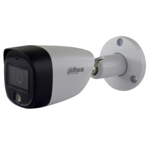 دوربین مداربسته بولت آنالوگ داهوا مدل DH-HAC-HFW1209CP-A-LED با رزولوشن 2 مگاپیکسل، دید در شب تمام رنگی تا 20 متر، فناوری HDcvi، قابلیت ضبط صدا، استاندارد ضدآب IP67 و فناوری BLC، DWDR و AGC