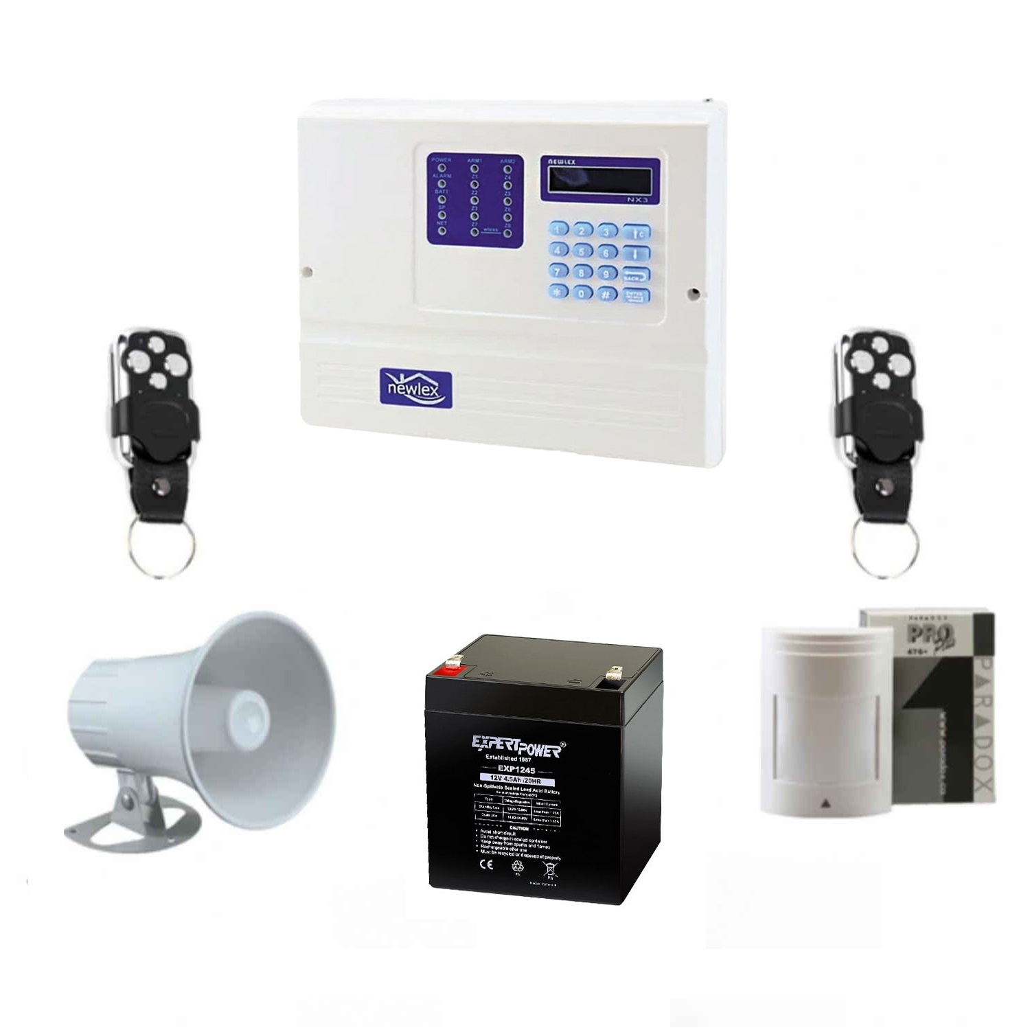 پکیج کامل دزدگیر اماکن نیولکس مدل NX3PE2 پکیج کامل دزدگیر اماکن نیولکس مدل NX3PE2
