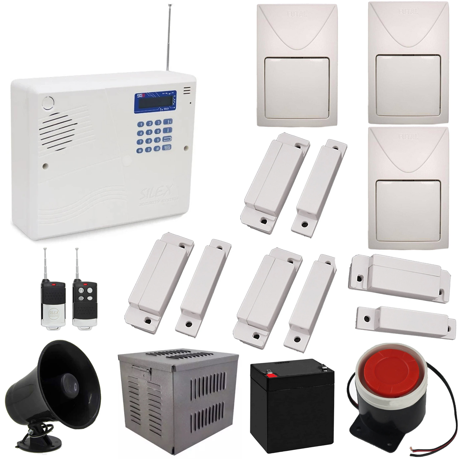 سیستم امنیتی دزدگیر سایلکس مدل SG8 - 805S کد Futal3 MGN4 سیستم امنیتی دزدگیر سایلکس مدل SG8 - 805S کد Futal3 MGN4